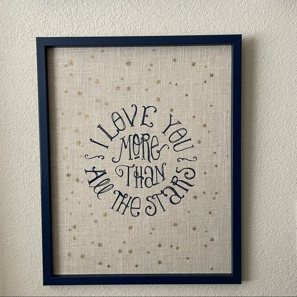 Hobby Lobby Other - Nursery kids children Wall Art Stars Space quotes